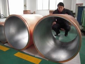 Chine Tube de cuivre de moule du diamètre 100-800mm pour CCM l'usage durable épais dans la machine de coulée continue fournisseur